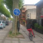 Pas de piste cyclable, Rue Gaston Doumergue